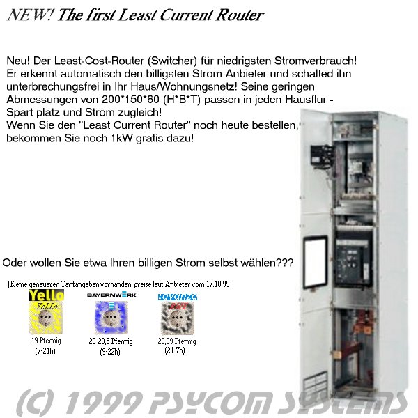 Least Current Router by PsyCom Systems!